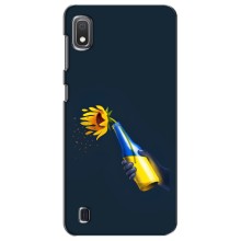 Чехол для Патриота Украины Samsung Galaxy A10 2019 (A105F) - (AlphaPrint) (Коктейль молотова)