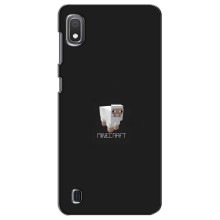 Чехол Майнкрафт на Samsung Galaxy A10 2019 (A105F) (AlphaPrint) Minecraft (Овечка Майнкрафт)