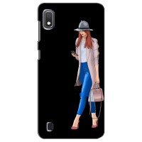 Чехол с картинкой Модные Девчонки Samsung Galaxy A10 2019 (A105F) – Девушка со смартфоном
