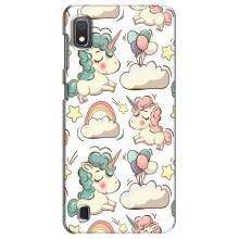 Чехол для Самсунг А10 (2019) - (Единорожки - Новинки) (AlphaPrint) – Единорожки