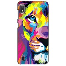 Чехол со Львом для Samsung Galaxy A10 2019 (A105F) (VPrint) (Яркий Лев)