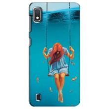 Чехол Стильные девушки на Samsung Galaxy A10 2019 (A105F) – Девушка на качели