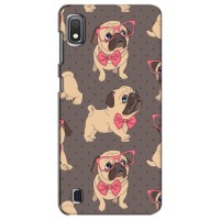 Чехол (ТПУ) Милые собачки для Samsung Galaxy A10 2019 (A105F) (Собачки Мопсики)