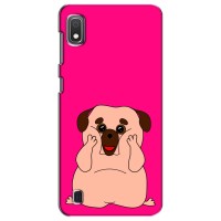 Чехол (ТПУ) Милые собачки для Samsung Galaxy A10 2019 (A105F) – Веселый Мопсик