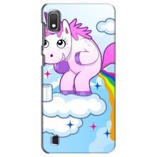 Чохол Unicorn на Samsung Galaxy A10 2019 (A105F) (Веселка Єдиноріга)