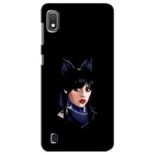 Чехлы Венсдей на Samsung Galaxy A10 2019 (A105F) Уэнсдей (AlphaPrint) (серьезная Уэнздей)