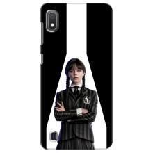 Чехлы Венсдей на Samsung Galaxy A10 2019 (A105F) Уэнсдей (AlphaPrint) (W-Wednesday)