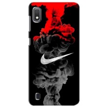 Силиконовый Чехол на Samsung Galaxy A10 2019 (A105F) с картинкой Nike – Nike дым