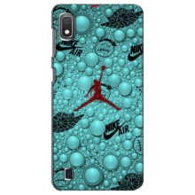 Силиконовый Чехол Nike Air Jordan на Самсунг Галакси А10 2019 (Джордан Найк)