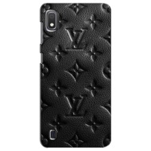 Текстурный Чехол Louis Vuitton для Самсунг Галакси А10 2019 (Черный ЛВ)