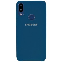 Чехол Silicone Cover (AA) для Samsung Galaxy A10s – Синий