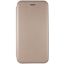 Кожаный чехол-книжка Classy для Samsung Galaxy A10s – Золотой