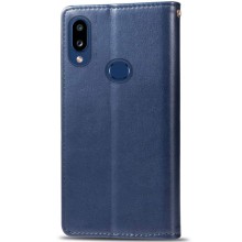 Кожаный чехол-книжка GETMAN Gallant (PU) для Samsung Galaxy A10s – Синий