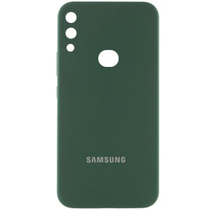 Чехол Silicone Cover Lakshmi Full Camera (AAA) with Logo для Samsung Galaxy A10s – Зеленый