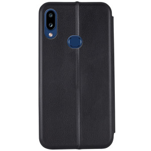 Кожаный чехол-книжка Classy для Samsung Galaxy A10s – Черный