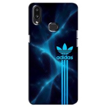 Чехлы Адидас для Samsung Galaxy A10s (A107) (AlphaPrint) (Синий Адидас)
