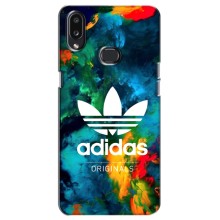 Чехлы Адидас для Samsung Galaxy A10s (A107) (AlphaPrint) (Яркий Адидас)