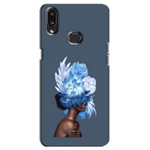 Чехлы (ART) Цветы на Samsung Galaxy A10s (A107) (VPrint) (Цветы на голове)