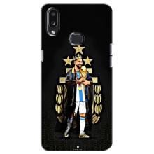 Чехлы для Samsung Galaxy A10s (A107) (Leo чемпион) (AlphaPrint) (Месси Король)