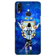 Чехлы для Samsung Galaxy A10s (A107) (Leo чемпион) (AlphaPrint) (Месси сборная)