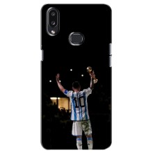 Чехлы Лео Месси Аргентина для Samsung Galaxy A10s (A107) (Лео Чемпион)