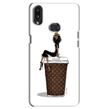 Чохли Луі Вітон для Samsung Galaxy A10s (A107) (AlphaPrint - LOUIS VUITTON) (кава LOUIS VUITTON)