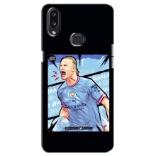 Чехлы с футболистом Ерлинг Холанд для Samsung Galaxy A10s (A107) (AlphaPrint) (гол Эрлинг Холланд)