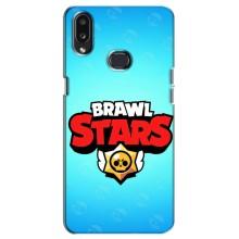 Чехлы Brawl Stars для Samsung Galaxy A10s (A107) (AlphaPrint) – Лого Бравл Старс