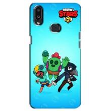 Чехлы Brawl Stars для Samsung Galaxy A10s (A107) (AlphaPrint) – Трио героев