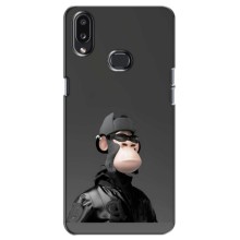Чехлы с Обезьянами NFT для Samsung Galaxy A10s (A107) (AlphaPrint) (стильная обезьяна NFT)