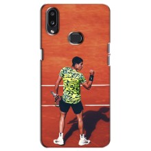 Чохли з прінтом Спортивна тематика для Samsung Galaxy A10s (A107) – Алькарас Тенісист