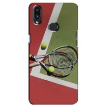 Чехлы с принтом Спортивная тематика для Samsung Galaxy A10s (A107) – Ракетки теннис