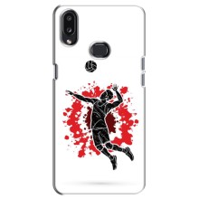 Чехлы с принтом Спортивная тематика для Samsung Galaxy A10s (A107) – Волейболист