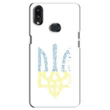 Чехлы для Samsung Galaxy A10s (A107)  Укр. Символика (AlphaPrint) (Герб из букв)