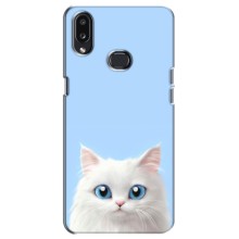 Чехол на тематику: Коты для Samsung Galaxy A10s (A107) (Белый кот)