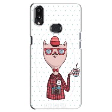 Чехол на тематику: Коты для Samsung Galaxy A10s (A107) (Кот аристократ)