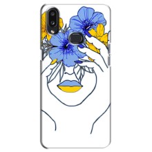 Чохол на Samsung Galaxy A10s (A107) (Український дизайн) (Українка на всю голову)