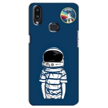 Чехол NASA для Samsung Galaxy A10s (A107) (AlphaPrint) (Мальчик в шлеме)