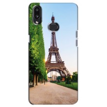 Чехол Эйфелева Башня для Samsung Galaxy A10s (A107) - (AlphaPrint) (Дорога в Париж)