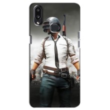 Чехол PUBG для Самсунг А10с (AlphaPrint) (Пабг мен)