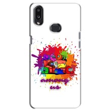 Чехол Амонг Ас для Samsung Galaxy A10s (A107) (AlphaPrint) (Яркий АмонгАс)