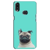 Бампер для Samsung Galaxy A10s (A107) с картинкой "Песики" – Собака Мопс