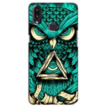 Чехол с птицами на Samsung Galaxy A10s (A107) (VPrint) (Сова с глазом)