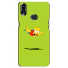 Чехол с Симпсонами для Samsung Galaxy A10s (A107) (VPrint) (Барт Симпсон)