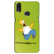 Чехол с Симпсонами для Samsung Galaxy A10s (A107) (VPrint) (Гомер Симпсон)