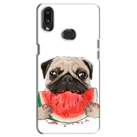 Чехол (ТПУ) Милые собачки для Samsung Galaxy A10s (A107) – Смешной Мопс
