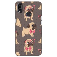 Чехол (ТПУ) Милые собачки для Samsung Galaxy A10s (A107) – Собачки Мопсики