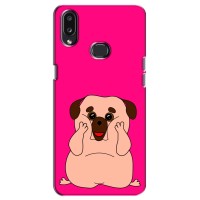 Чехол (ТПУ) Милые собачки для Samsung Galaxy A10s (A107) – Веселый Мопсик