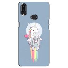 Чехол Unicorn на Samsung Galaxy A10s (A107) (Единорог космонавт)