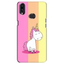 Чехол Unicorn на Samsung Galaxy A10s (A107) (Радужный Единорог)